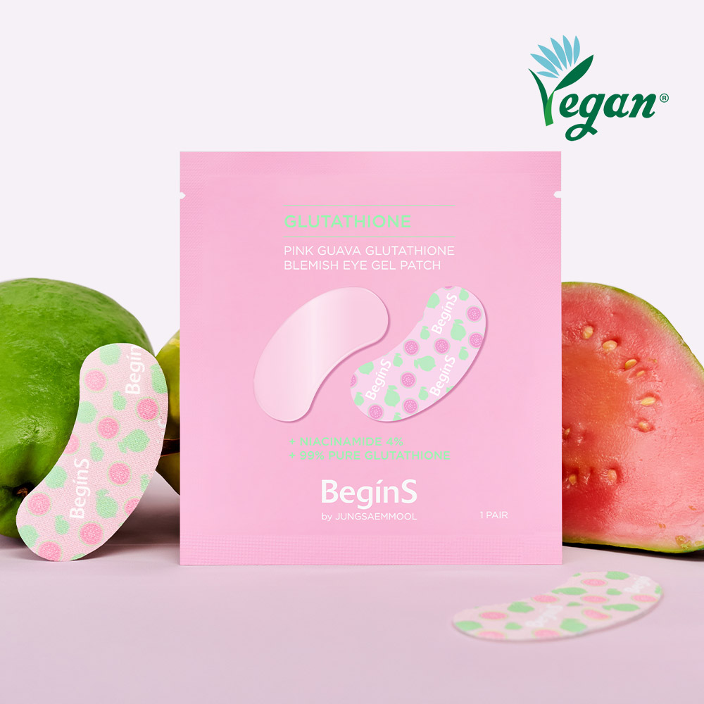BeginS by JUNGSAEMMOOL Pink Guava Glutathione Blemish Eye Gel Patch (1*6ea)